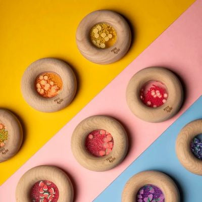 Hochet sensoriel Sensory Donut oranges