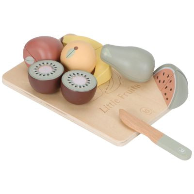 Fruits à découper en bois