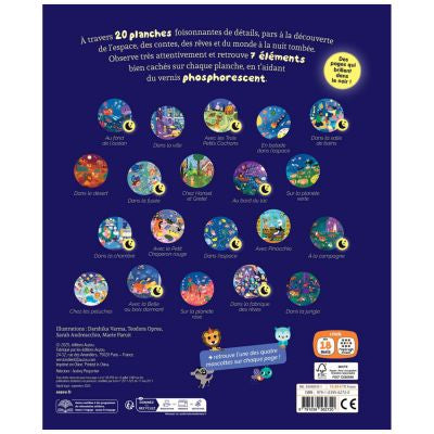 Livre Mes 20 cherches et trouve des tout-petits Qui brillent dans le noir !