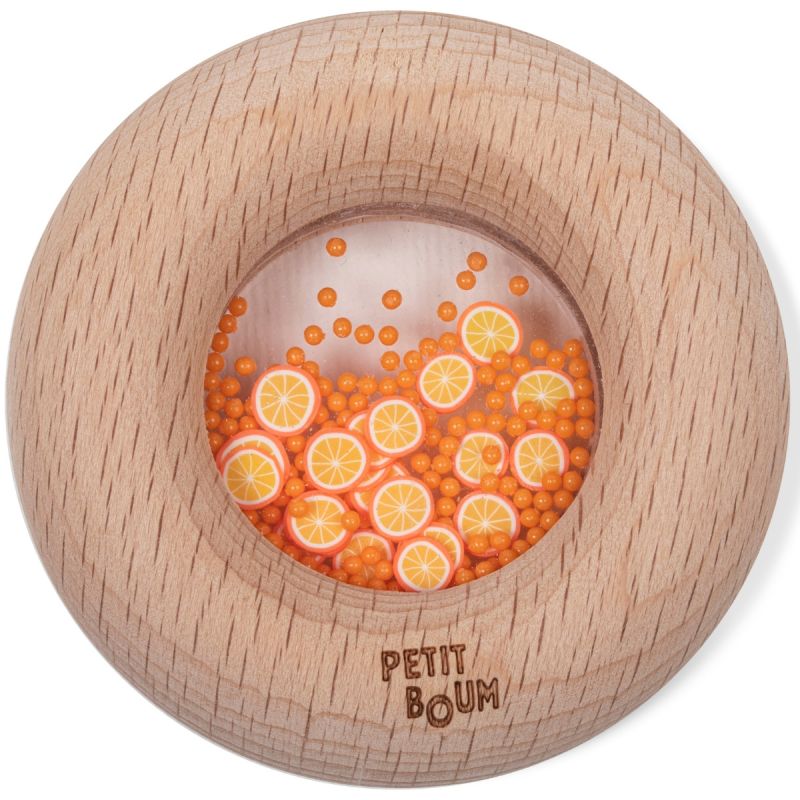 Hochet sensoriel Sensory Donut oranges