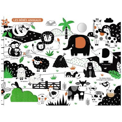 Mon très grand livre d'éveil en noir et blanc