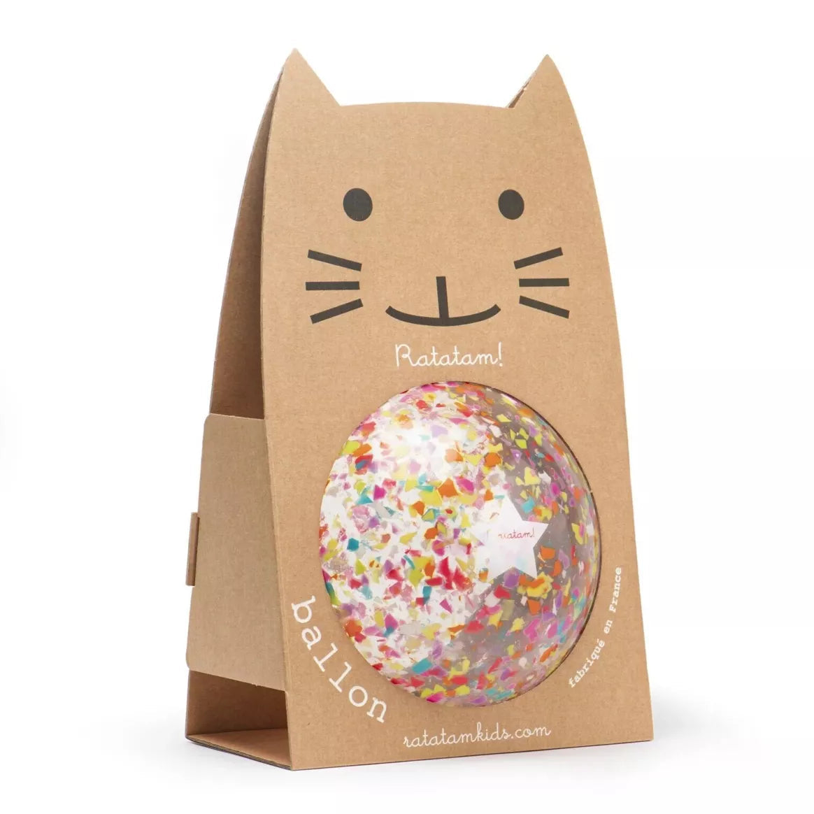 Ballon Confettis - Mutlicolore - 22 cm