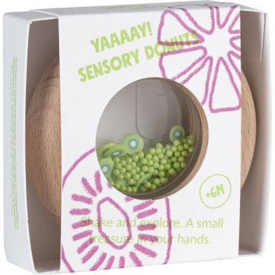 Hochet sensoriel Sensory Donut Kiwi