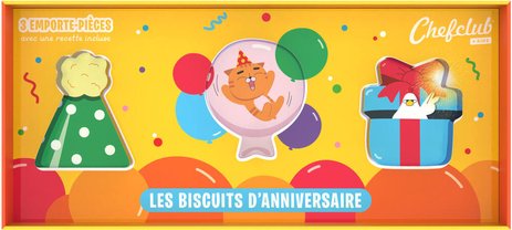 Emporte-Pièces - les Biscuits d'Anniversaire