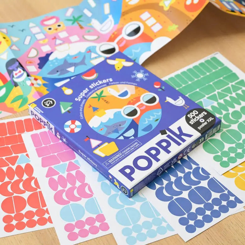 BOX STICKERS ENFANT / COULEURS ET FORMES