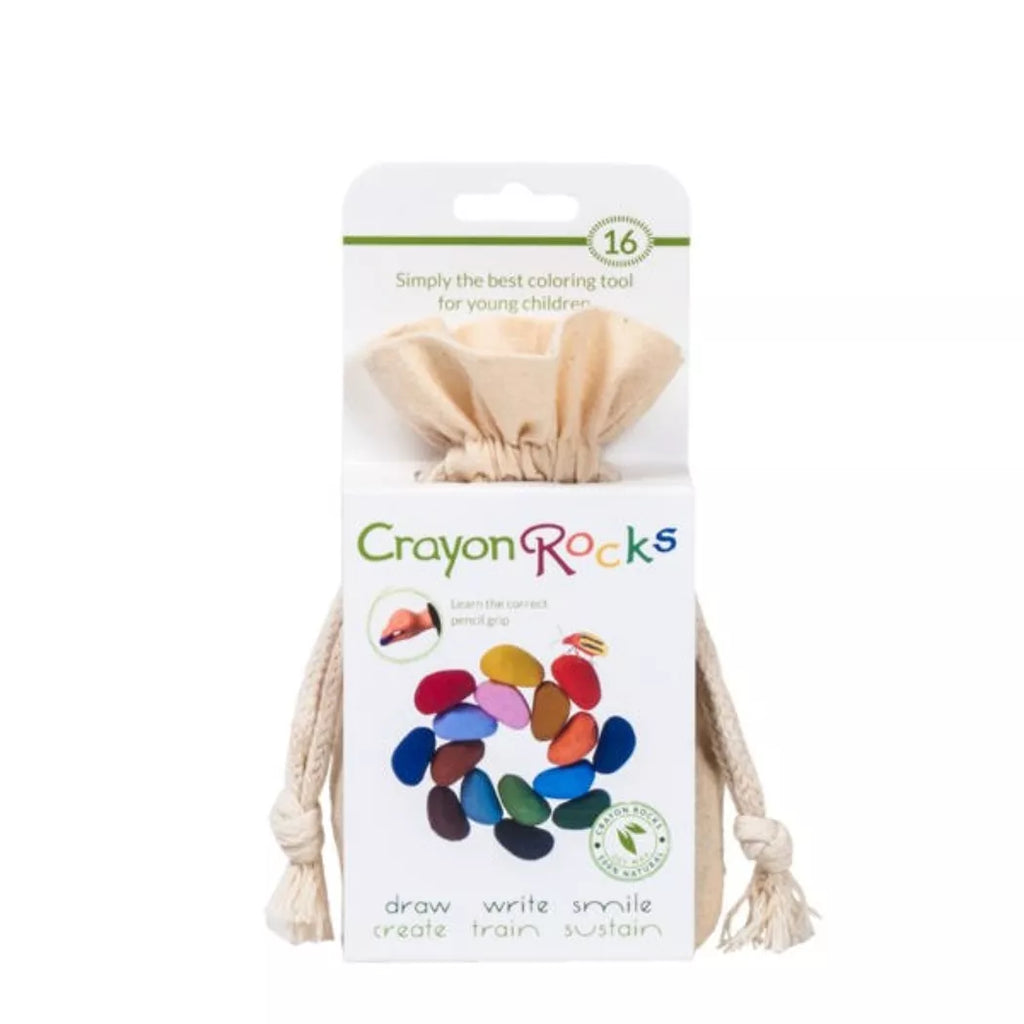 Crayon rocks sac 16 couleurs / crayon de cire ergonomique