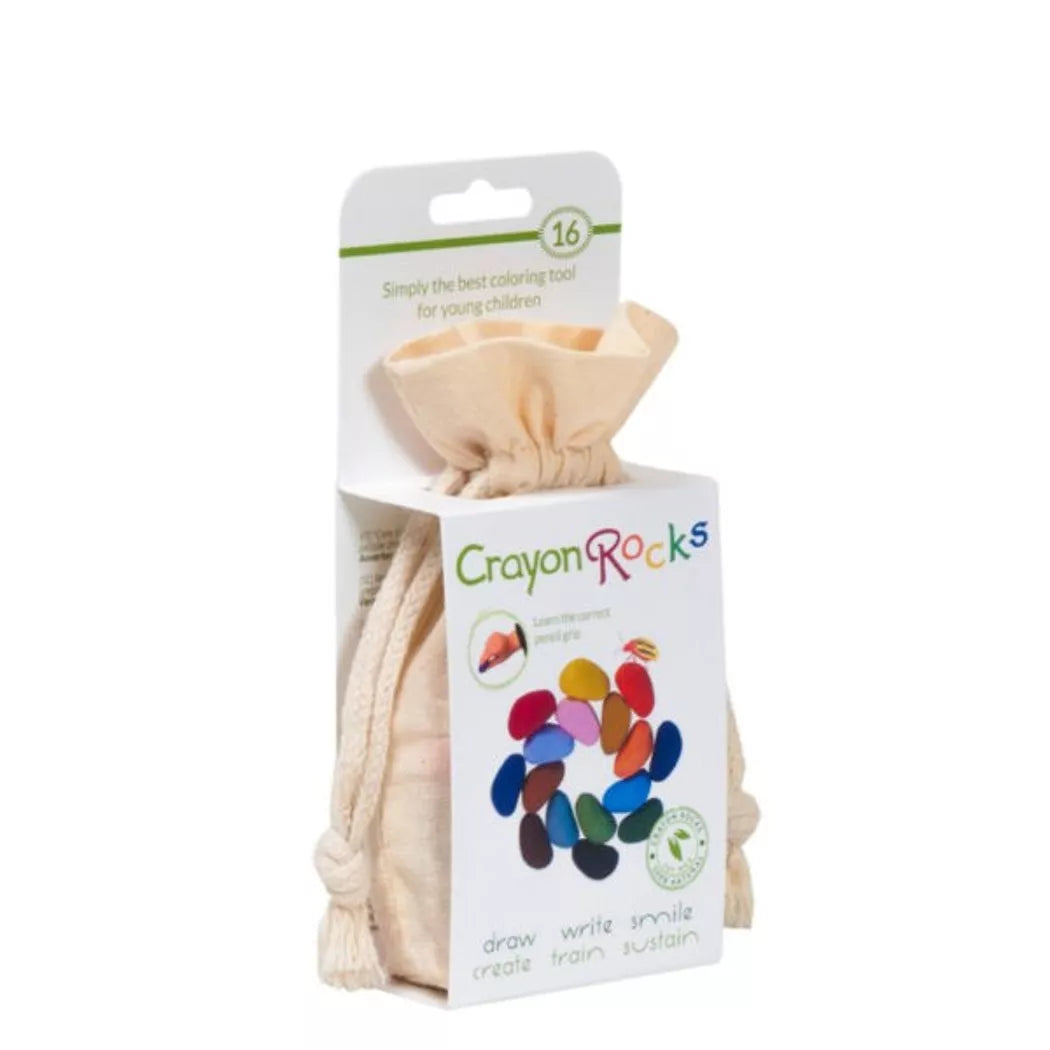 Crayon rocks sac 16 couleurs / crayon de cire ergonomique