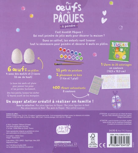 Mes oeufs de Pâques à peindre