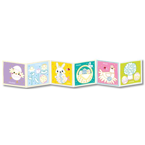 Livre accordéon - Mon pinceau magique - Pâques