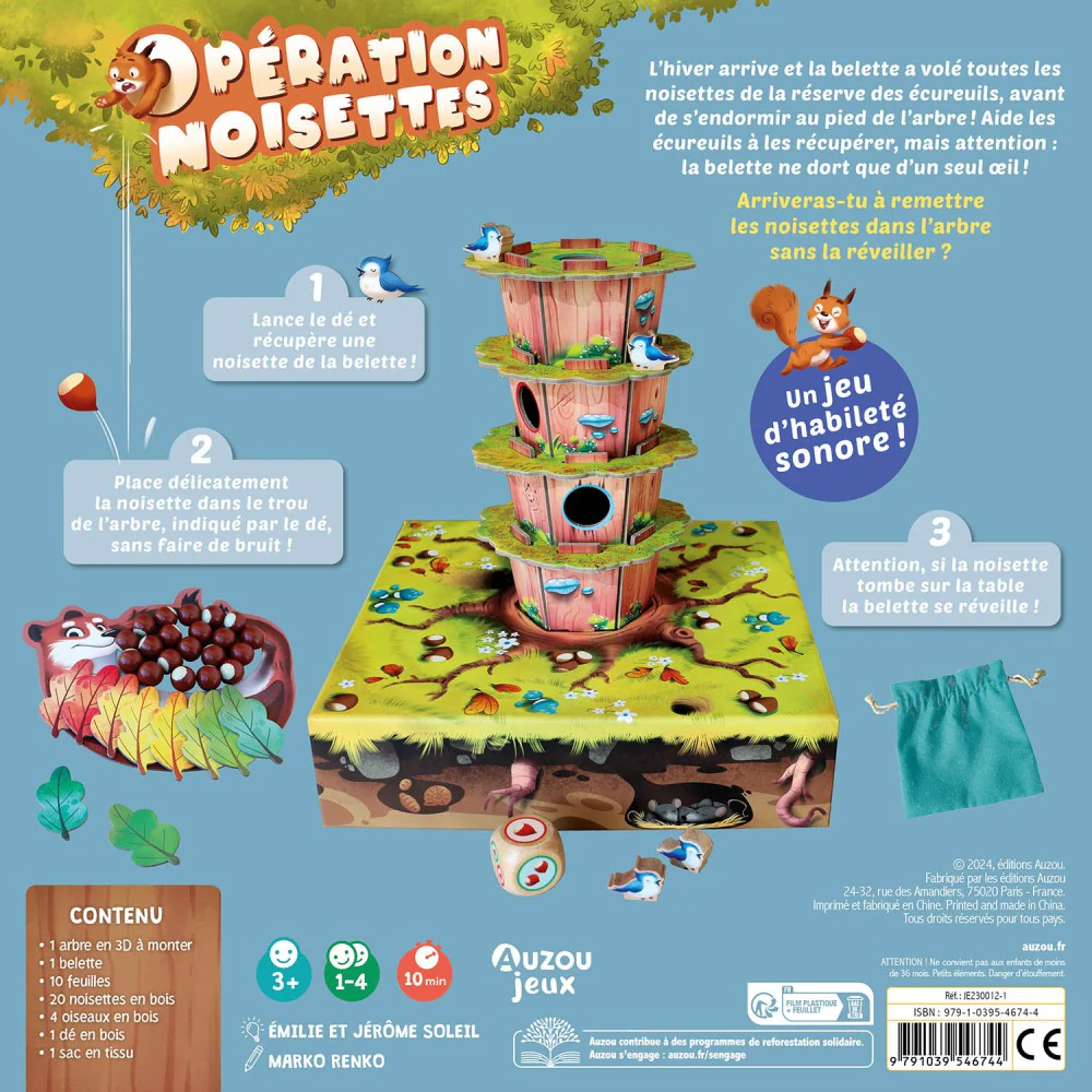 Jeu de société Opération Noisettes