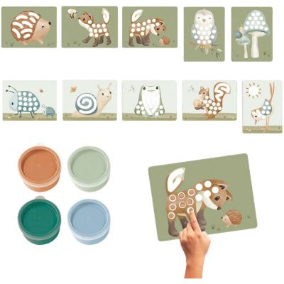 Kit de peinture au doigt Forest Friends