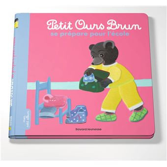 Livre Petit Ours Brun se prépare pour l'école