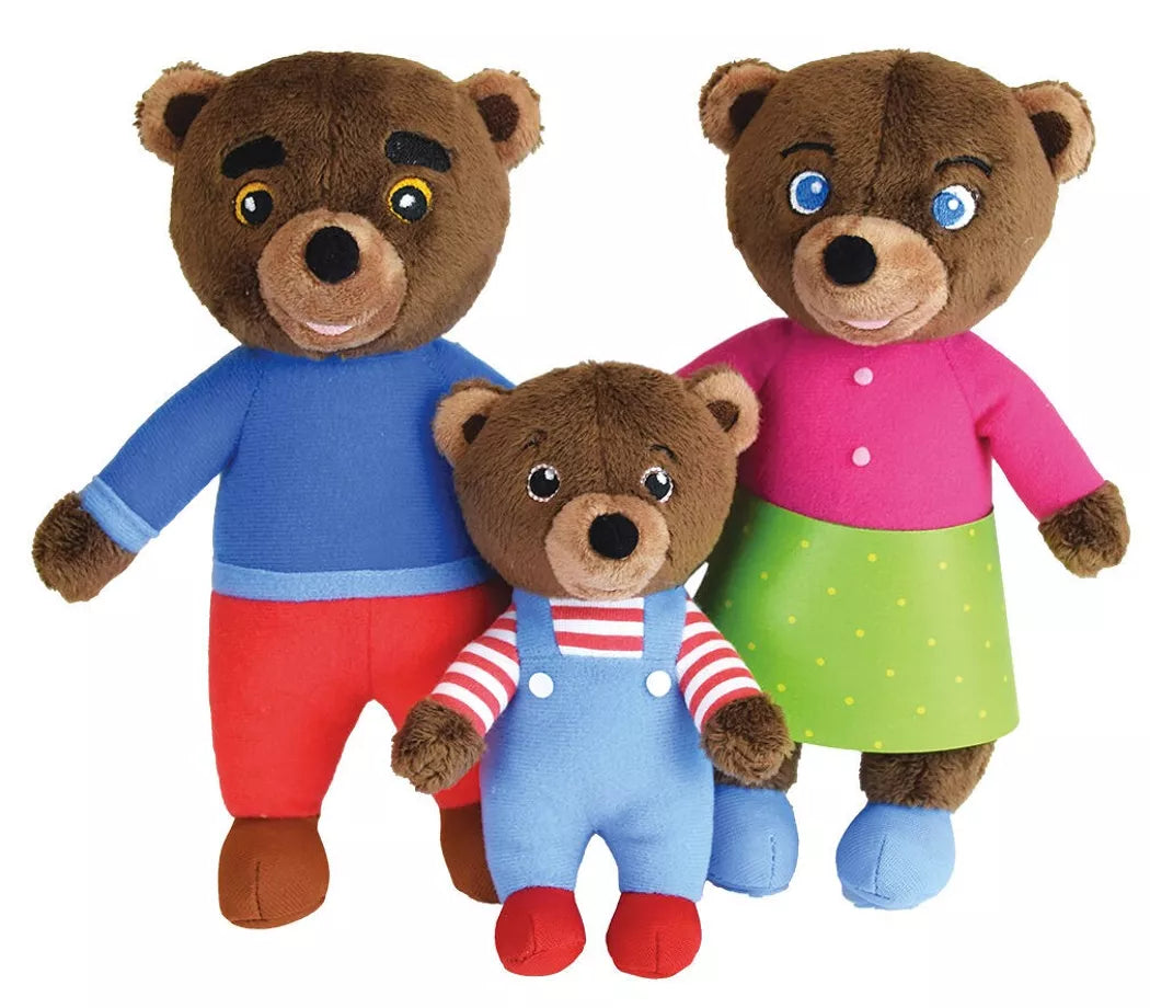 Petit Ours Brun coffret famille 3 peluches