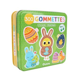 Boite 300 gommettes métal - Pâques