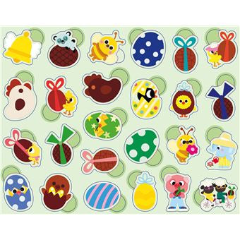 Boite 300 gommettes métal - Pâques