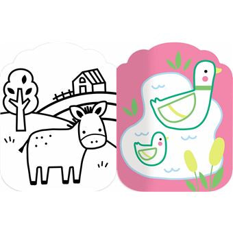 Je colorie sans dépasser - Les animaux de la ferme