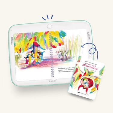 Bugali - tablette de lecture sans écran - pack 3+